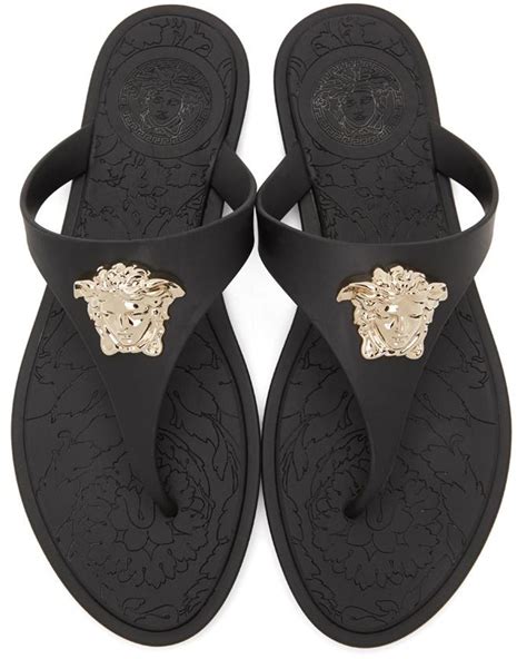 versace flip flop|versace platform slides.